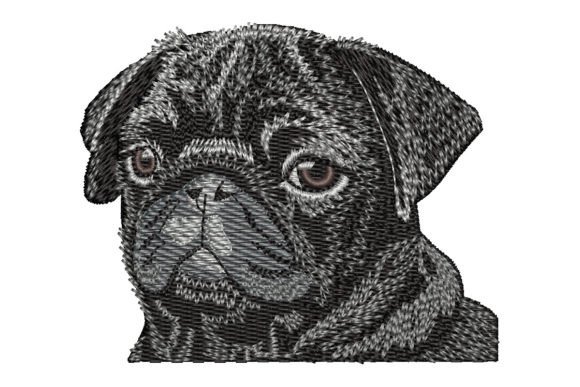 Black Pug Embroidery Design: Boutique Sweatshirt Review