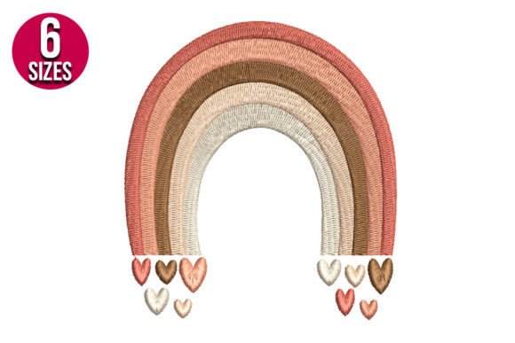 Boho Rainbow with Hearts Embroidery Review