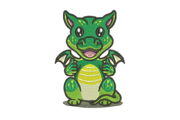 Cute Young Dragon Embroidery: A Designer's Holiday Review