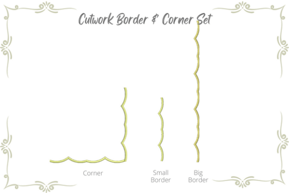 Cutwork Border and Corner