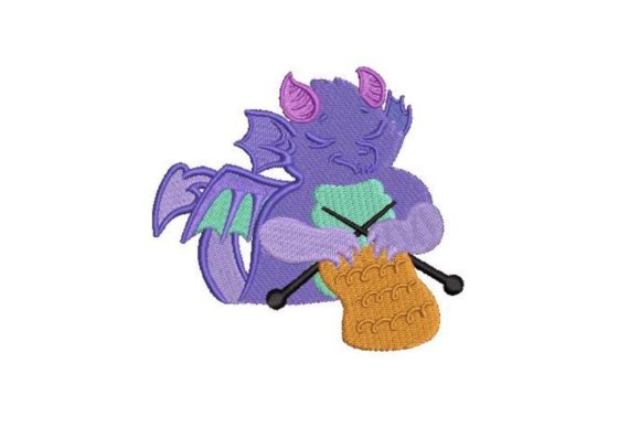 Dragon Knitting Design Review for Small Business Merch