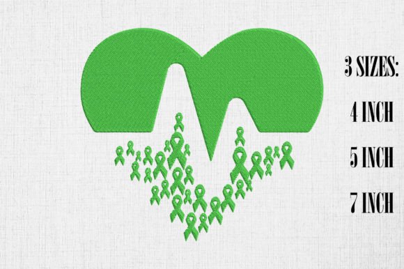 Heart Mental Health Awareness Embroidery Review