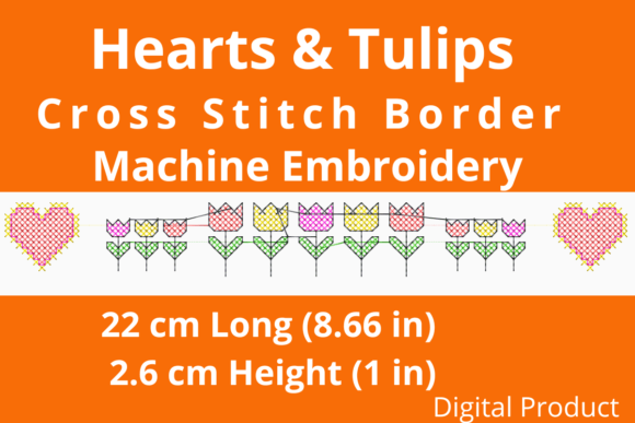 Hearts Tulips Cross Stitch Border β A Designerβs Real-World Review
