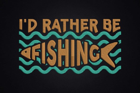 I d Rather Be Fishing: An Embroidery Seller’s Review