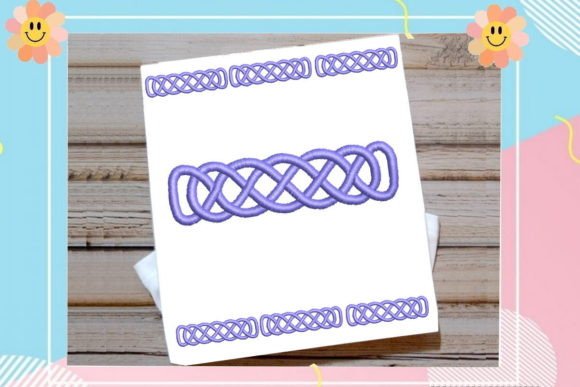 Rope Border Embroidery Design Review for Small Business Merch